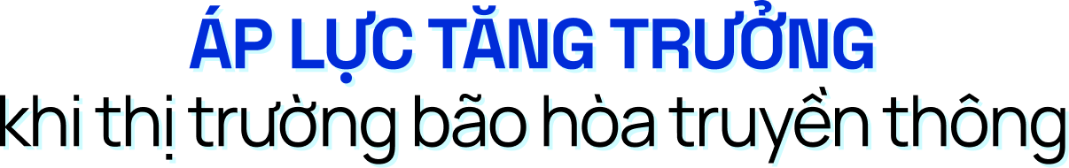Áp lực tăng trưởng khi thị trường bão hòa truyền thông